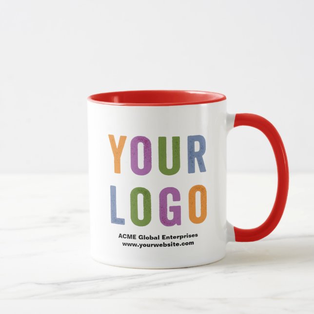 Keine Werbeartikel, Tasse für Farblogos (Rechts)