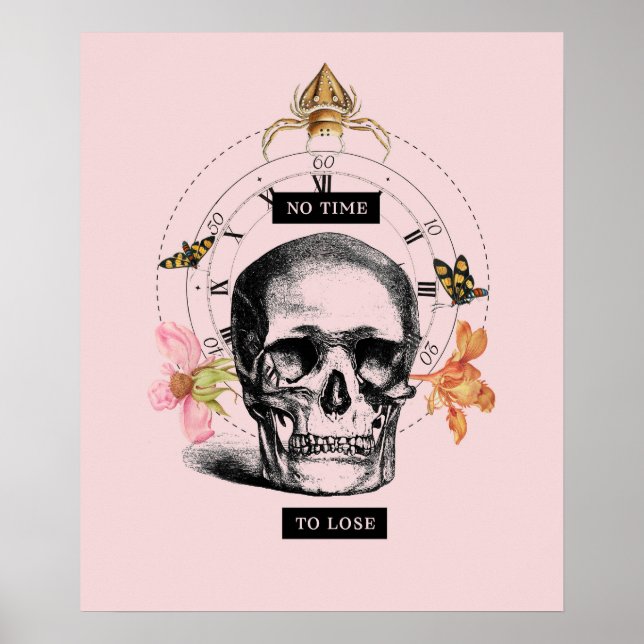 Keine Zeit für den Verlust der Schädeldecke Poster (Vorne)