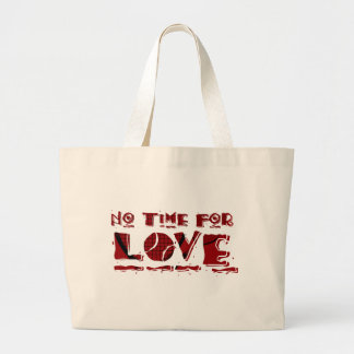 Keine Zeit für Liebe-Tennis-Tasche Jumbo Stoffbeutel