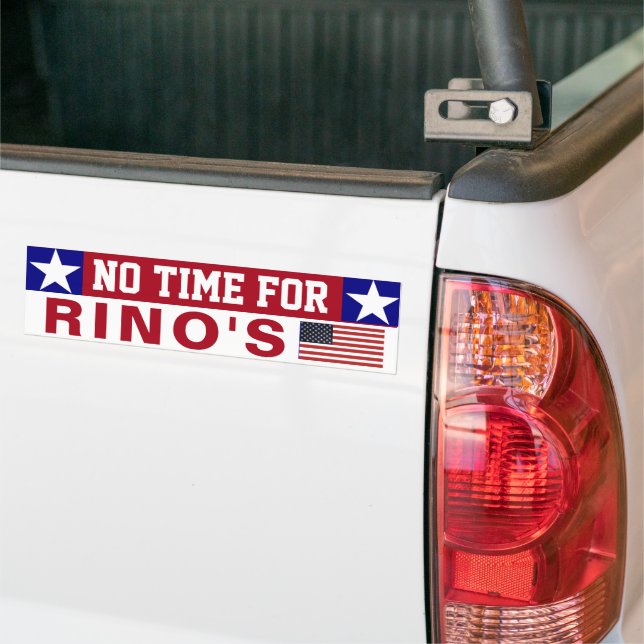 Keine Zeit für RINO Autoaufkleber (Auf Lkw)