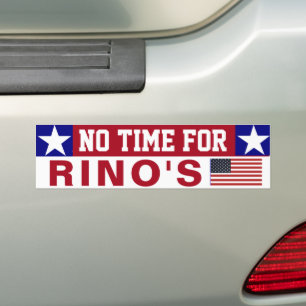 Keine Zeit für RINOs  Autoaufkleber