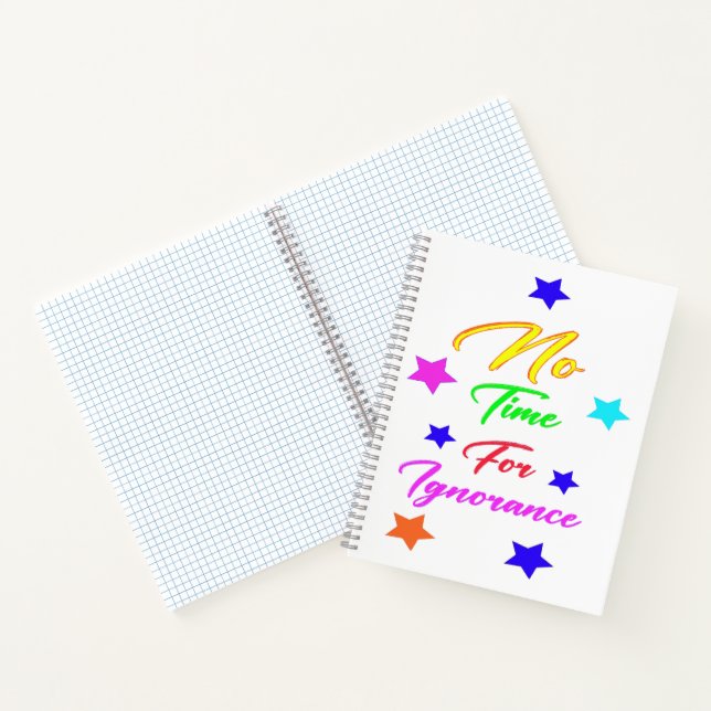 Keine Zeit für Unwissenheit Notizbuch (Innenseite)