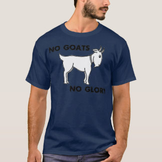 Keine Ziegen keine Herren, die an Ziegen starren T-Shirt