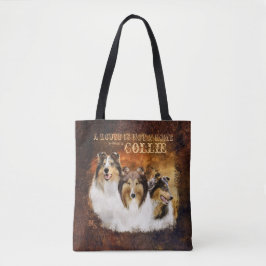Keine Zuhause mit Collie, Portrait & Scene, Land - Tasche