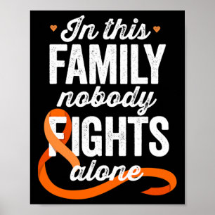Keiner kämpft allein um das Bewusstsein dieser Fam Poster