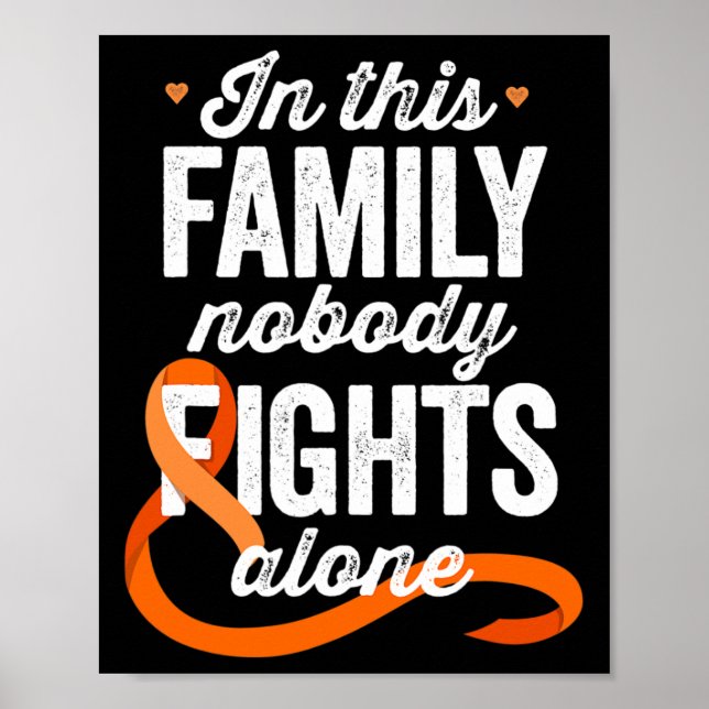 Keiner kämpft allein um das Bewusstsein dieser Fam Poster (Vorne)