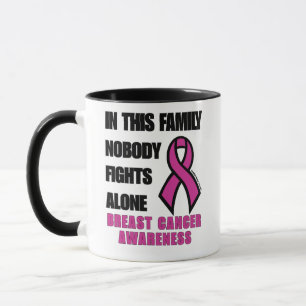 KEINER KANN ALLEIN...Brustkrebs Tasse