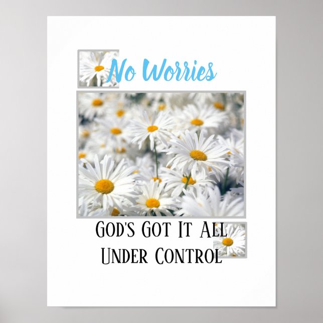 Keiner macht sich Sorgen, dass Gott es unter Kontr Poster (Vorne)
