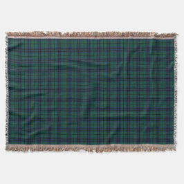 Keith Clan Dark Green Modern Scottish Tartan Decke