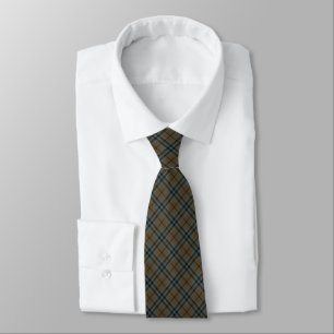 Keith Clan Weathered Tartan Brown Kariert Krawatte