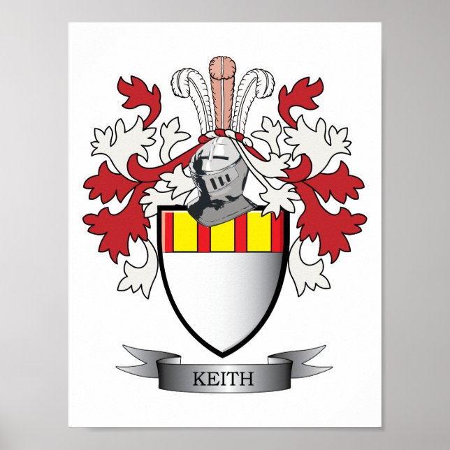 Keith-Familienwappen-Wappen Poster (Vorne)