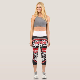 Keith Haring Style Women's Leggings mit 60er Nerd