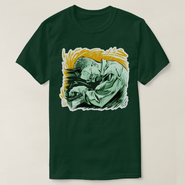 Keith Jarrett Eine Illustration von Paul Cemmick T-Shirt (Design vorne)