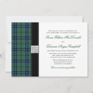 Keith Tartan Faire-part de mariage