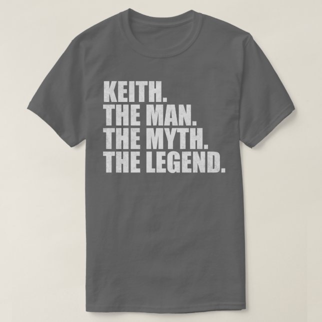 KeithKeith Name Keith Vorname T-Shirt (Design vorne)