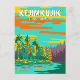 Kejimkujik Nationalpark immer noch Brook Canada Re Postkarte