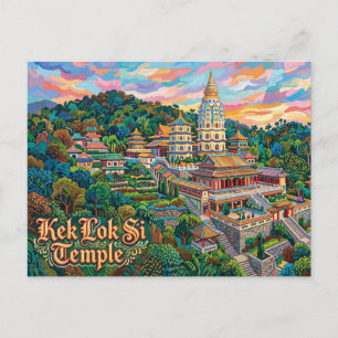 Kek Lok Si Tempel Malaysia Postkarte