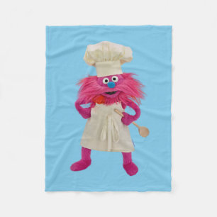 Keks Monster Food Truck Gonger Posing Fleecedecke
