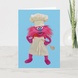 Keks Monster Food Truck   Gonger Posing Karte