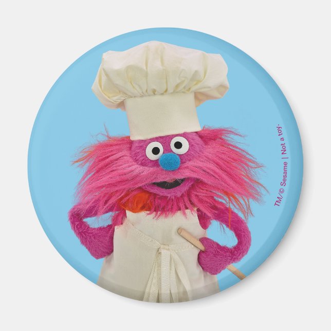 Keks Monster Food Truck | Gonger Posing Magnet (Vorne)