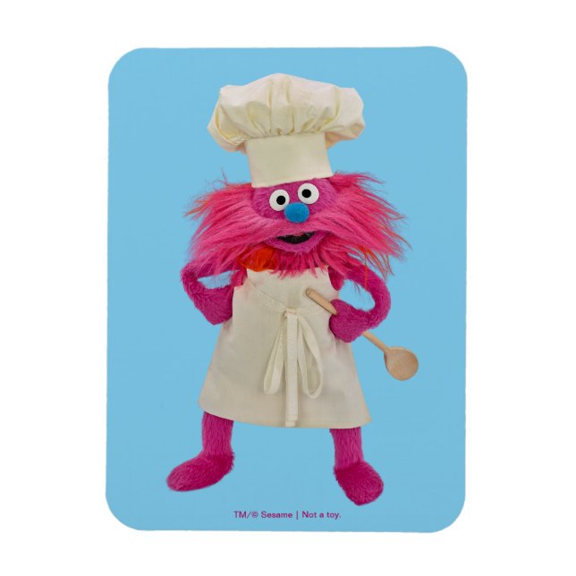 Keks Monster Food Truck | Gonger Posing Magnet (Vertikal)