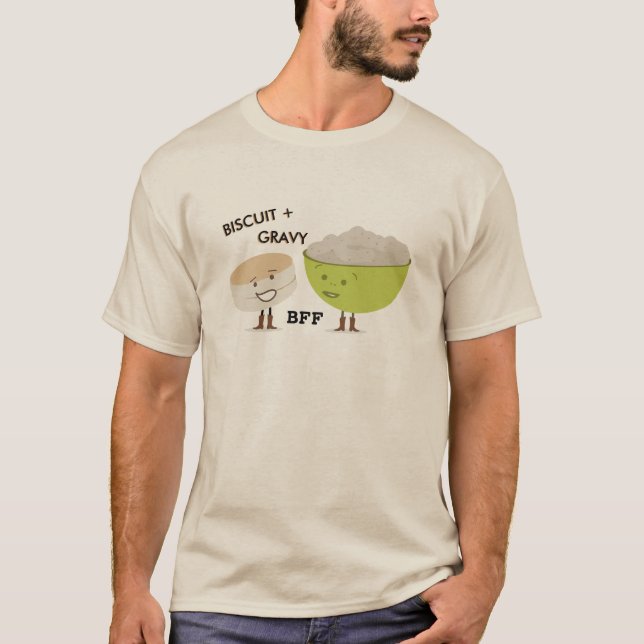 Keks + Soße BESTE FREUNDIN lustiges T-Shirt (Vorderseite)