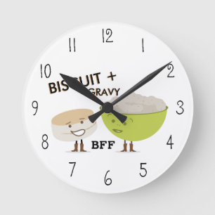 Keks u. Soße BESTE FREUNDIN lustige Uhr