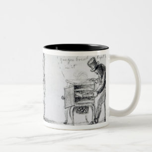 Keks und Lebkuchen klemmt bei Charing fest Zweifarbige Tasse