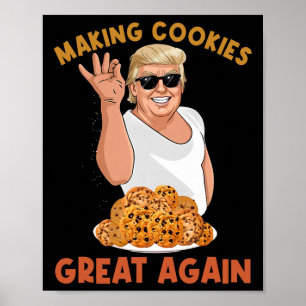 Keks wieder großartig machen Witziger Trump macht  Poster