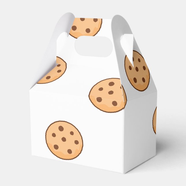 Kekse auf Weiß Geschenkschachtel (Vorderseite)