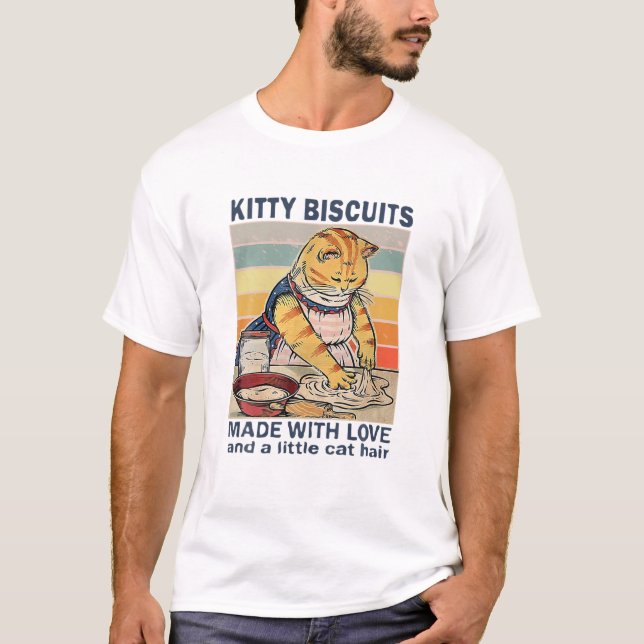 Kekse aus Liebe und Katzenhai T-Shirt (Vorderseite)