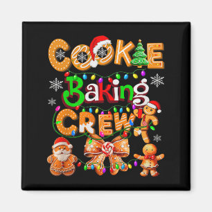 Kekse-Back-Crew-Koch-Coque-Bogen-Weihnachten Ingwe Magnet