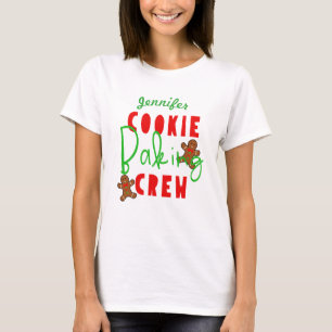 Kekse-Back-Crew Lustiges Feiertags-Kochen T-Shirt