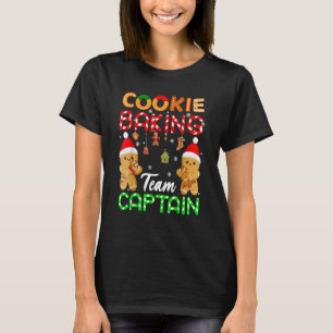 Kekse-Back-Team-Kapitän Lebkuchen Weihnachten T-Shirt