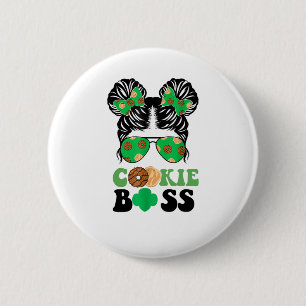 Kekse Boss Girls Kidlife Messy Bun Sunglass Button