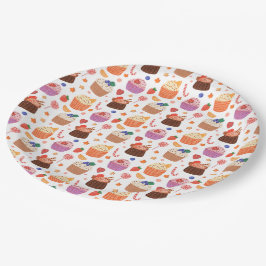 Kekse Cookies und Bonbons Pappteller