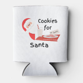 Kekse für den Weihnachtsmann an Weihnachten Dosenkühler