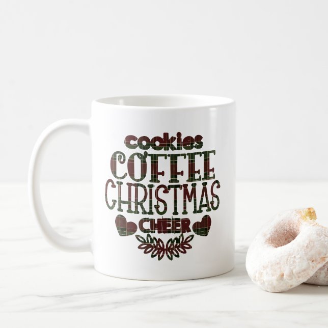 Kekse Kaffeehauszeit Personalisiertes Zitat Kaffeetasse (Mit Donut)