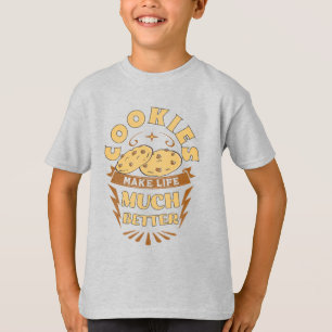 Kekse machen das Leben besser lustiger Keksliebhab T-Shirt