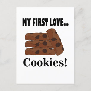 Kekse Mein erster Liebling Kekse Biscuit Postkarte