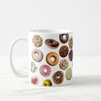 Kekse und Doughnüsse Kaffeetasse
