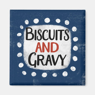 Kekse und Gravy Kühlschrank Magnet