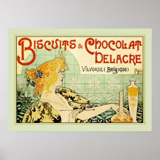 Kekse und Schokolade Delacre (Käse) Poster