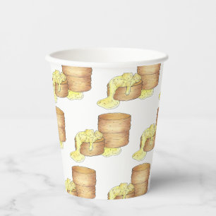 Kekse und südliche Küche im Gravy Pappbecher