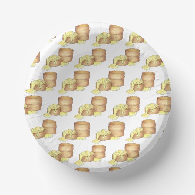 Kekse und südliche Küche im Gravy Pappteller (Vorderseite)