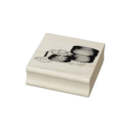 Kekse und Wurst Gravy Südliches Frühstück Küche Gummistempel