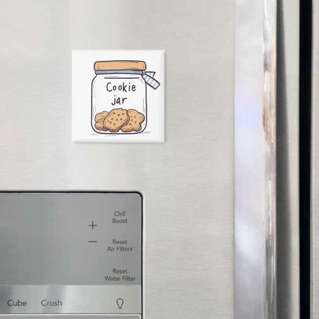 Keksglas-Backware Magnet (In Situ (Kühlschrank))