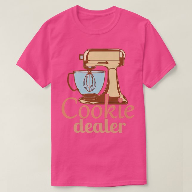 Kekshändler, Männer backen Konditorei T-Shirt (Design vorne)