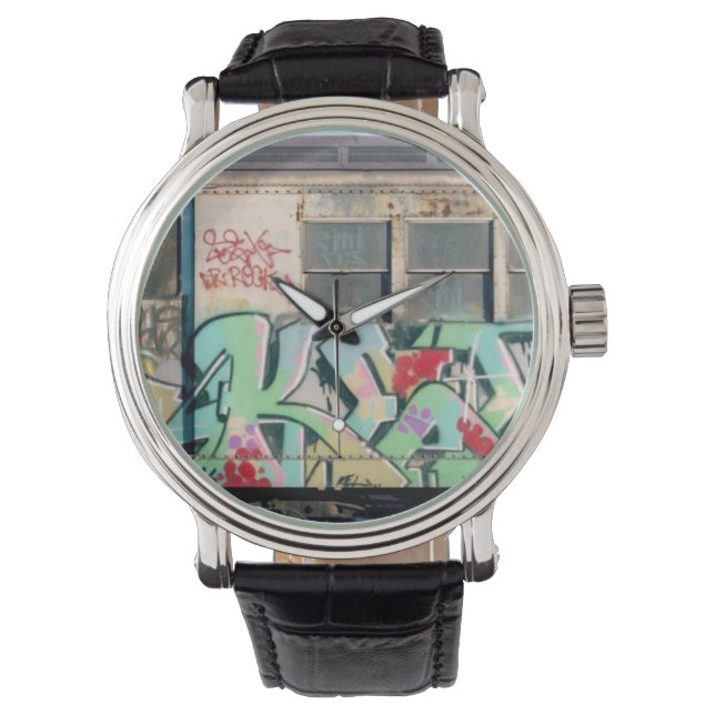 Kel139 Classic New York City Graffiti Armbanduhr (Vorderseite)