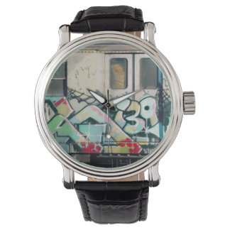 Kel139 Wildstyle Vintag Graffiti Armbanduhr